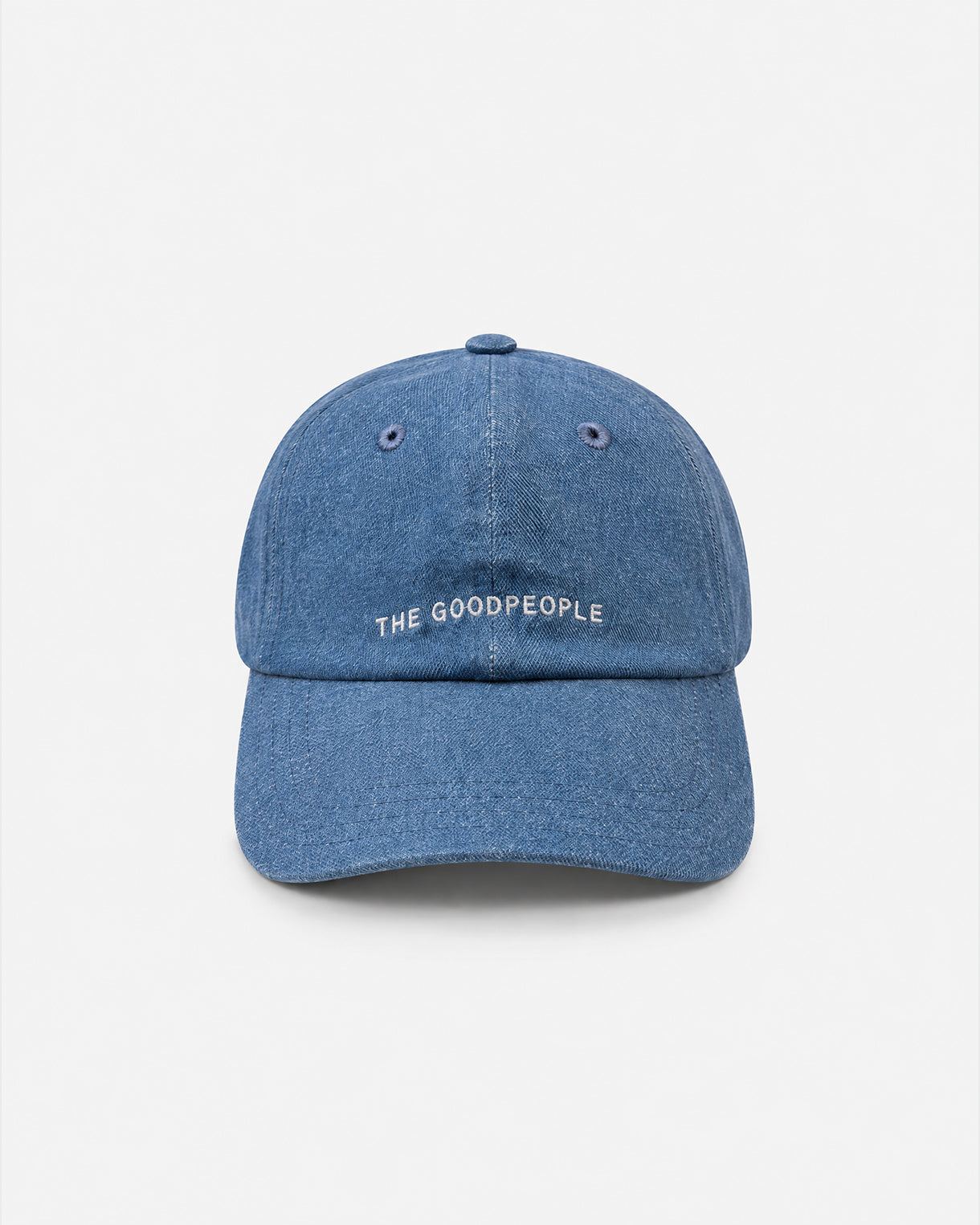 GOODPEOPLE Xcap cappello cinque pannelli denim blue