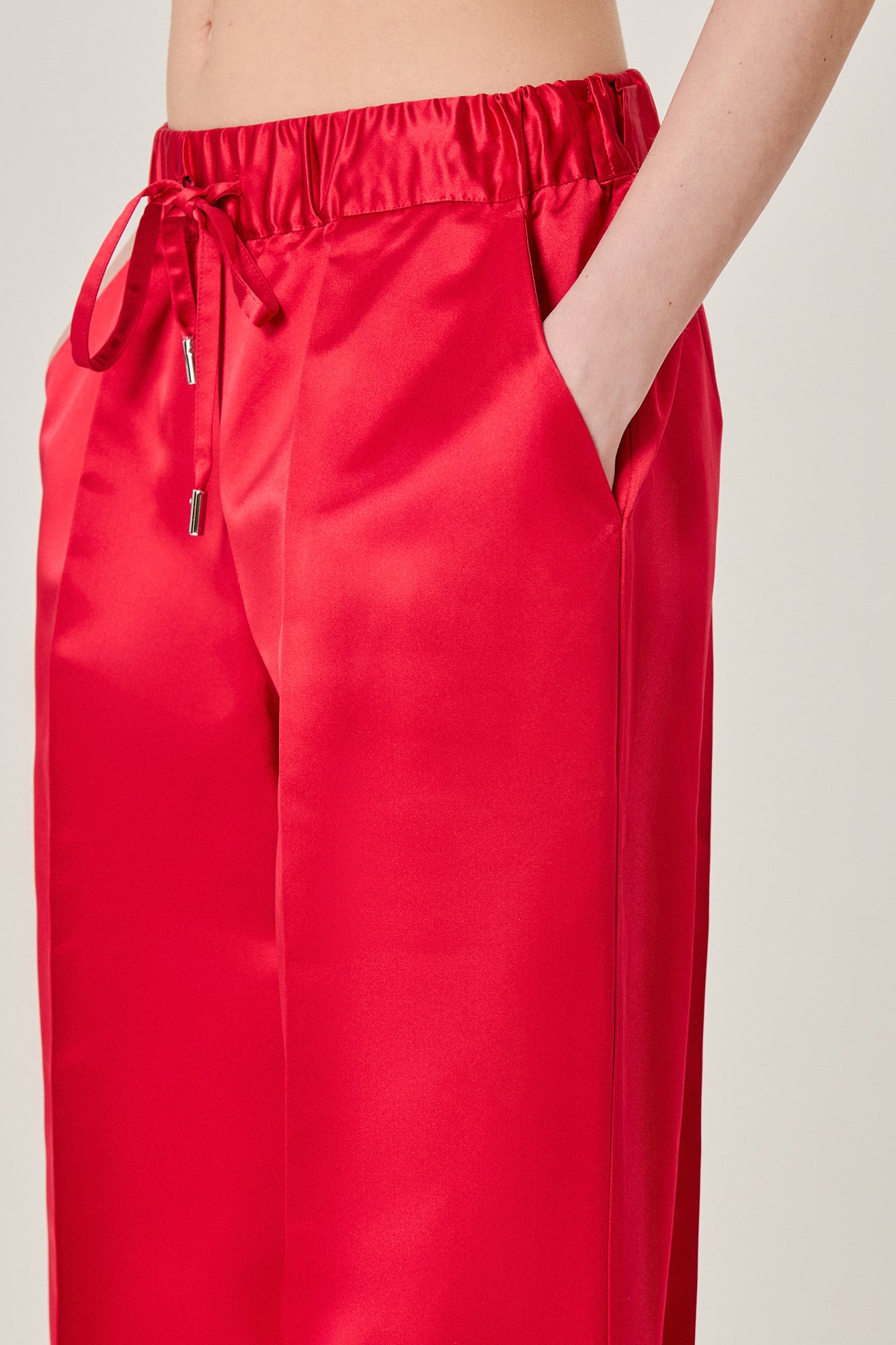 Sa Su Phi Valentina pantaloni seta duchesse giallo