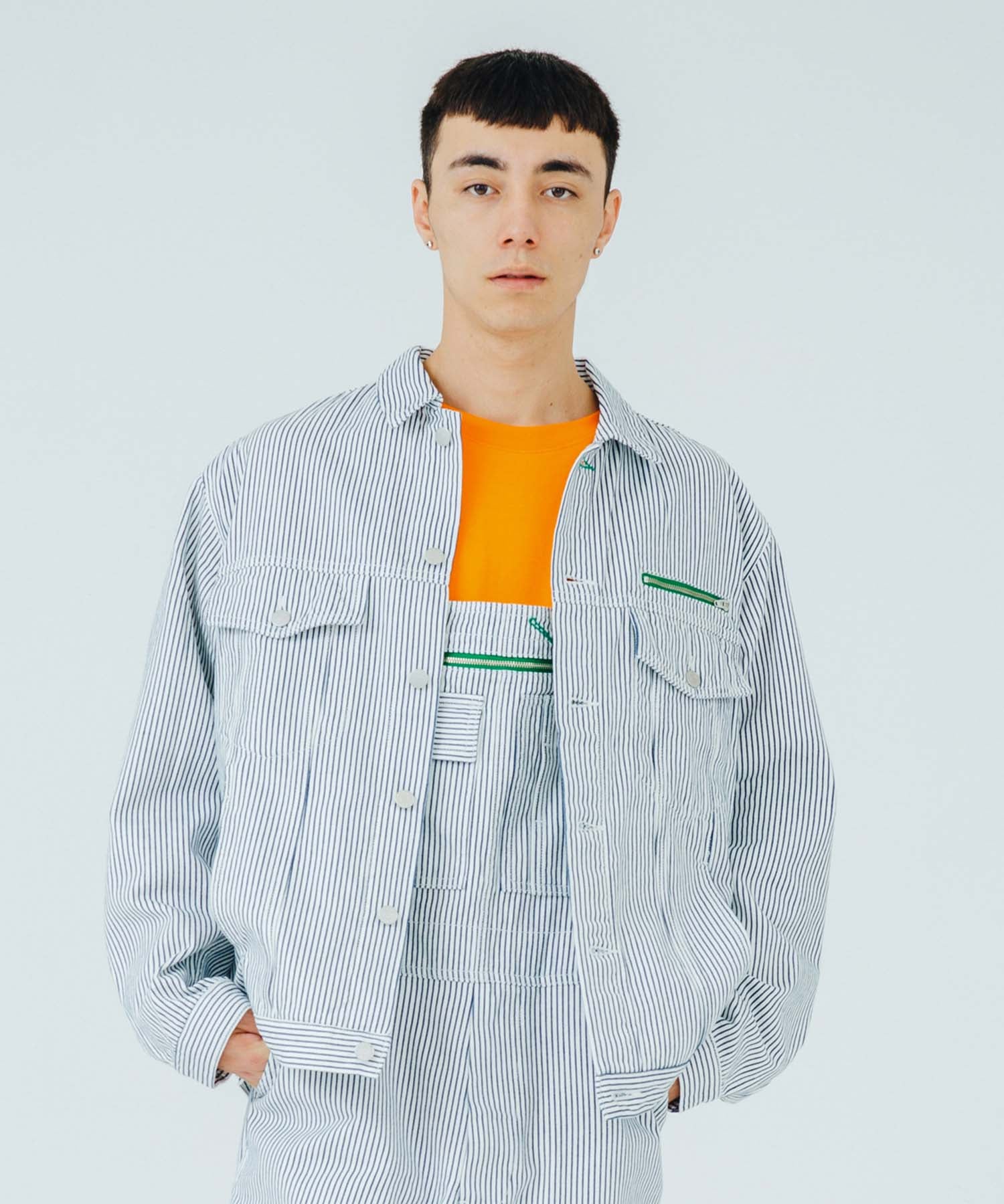X-Large Denim Trucker giacca jeans indaco cotone