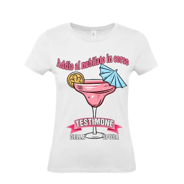 Mr. Gadgets Cocktail Sposa t-shirt addio nubilato cotone