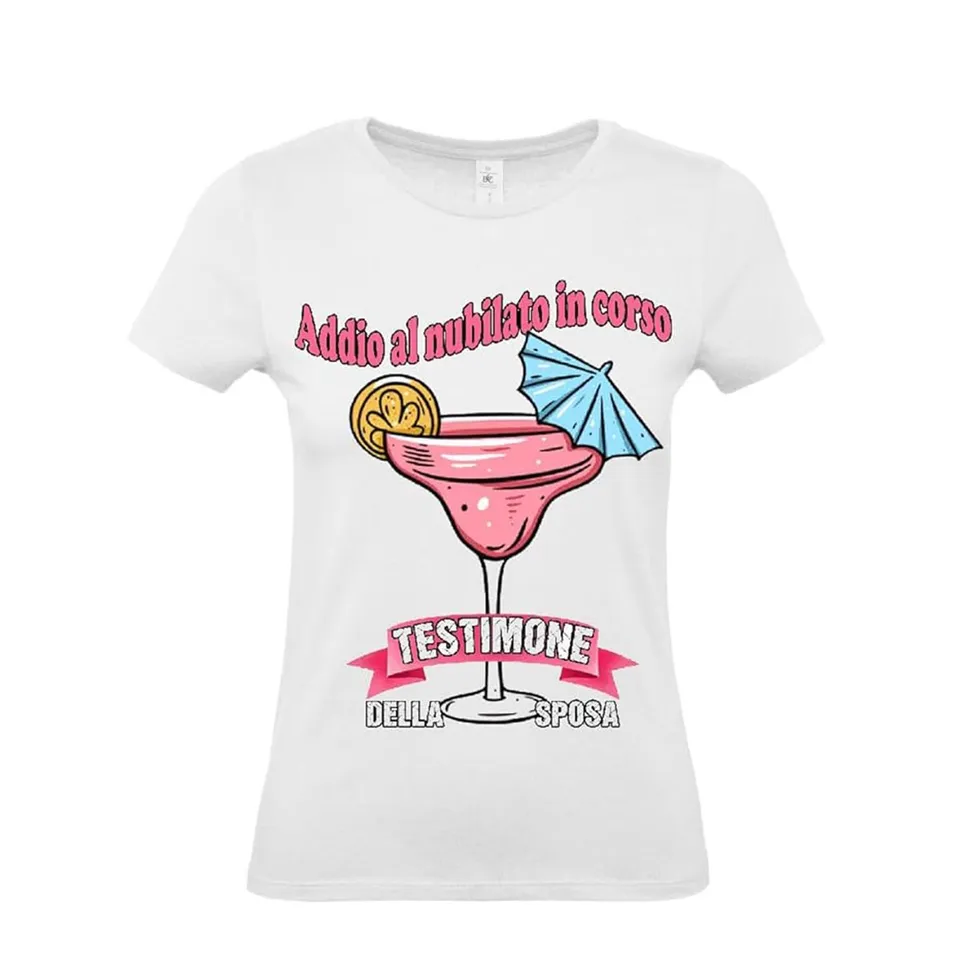 Mr. Gadgets Cocktail Sposa t-shirt addio nubilato cotone