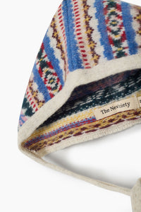 The New Society Caia cuffia baby jacquard cotone