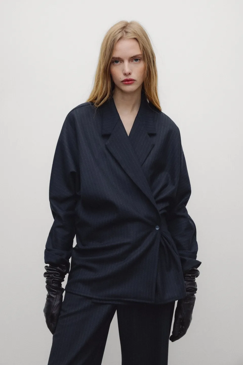 The New Society Faith blazer donna nero elasticizzato