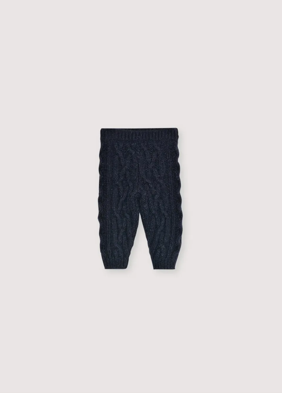The New Society Maria Pantaloni Neonato Blu Navy Lana