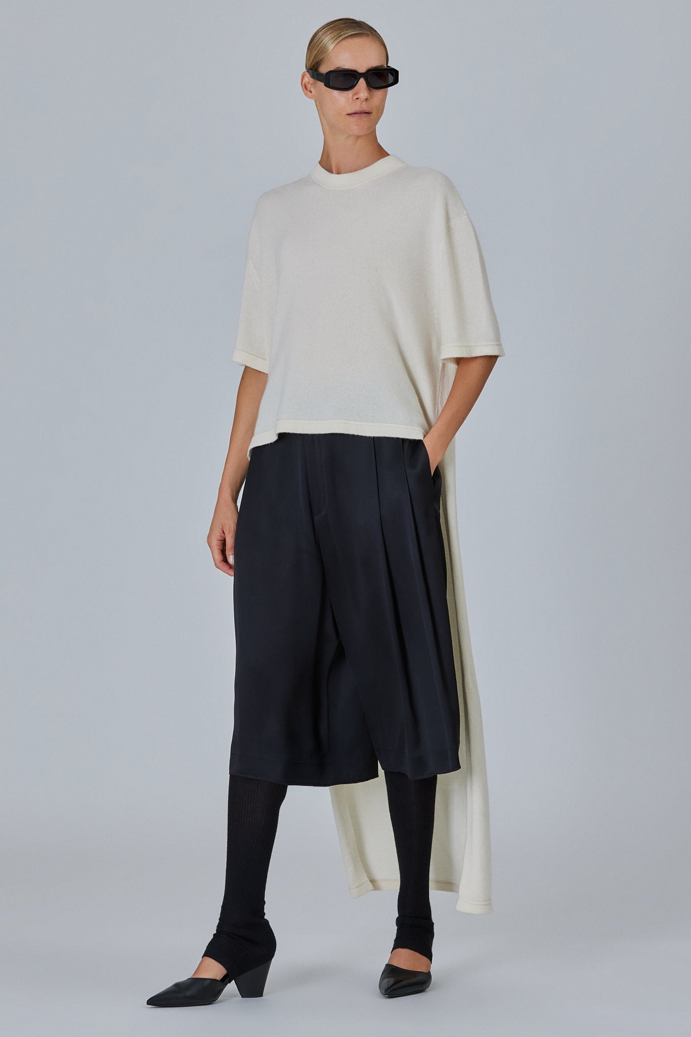 Sa Su Phi Tail t-shirt cropped cashmere