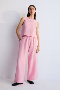 The New Society Hera top lino ibisco donna