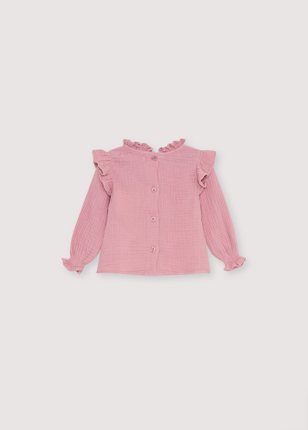 The New Society Maitea camicetta neonata Dream Blush 6m cotone