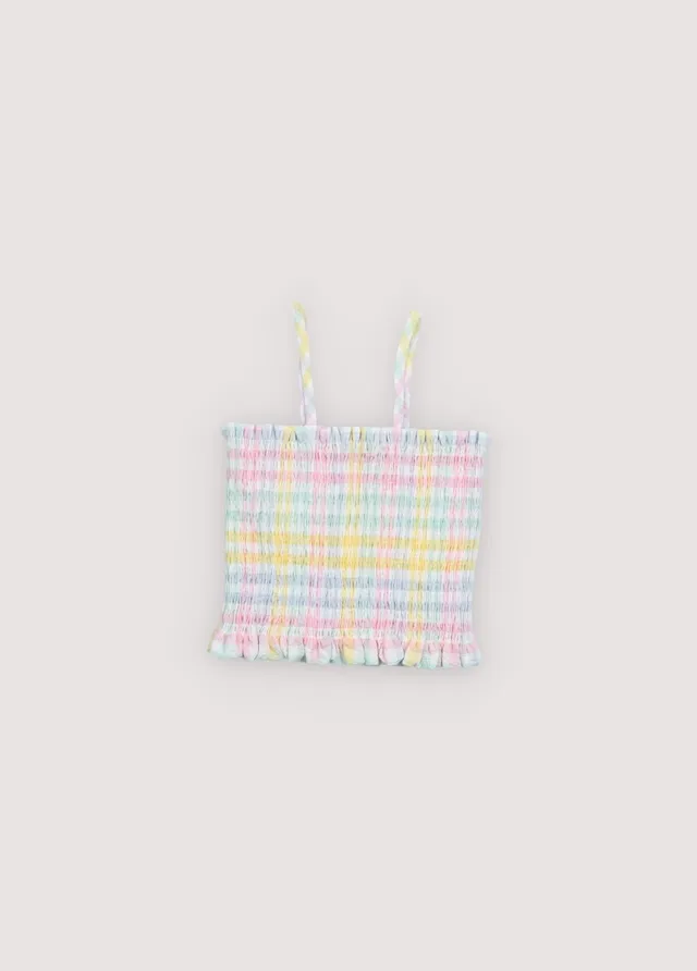 The New Society Mallow Top top bambina quadri 6 anni