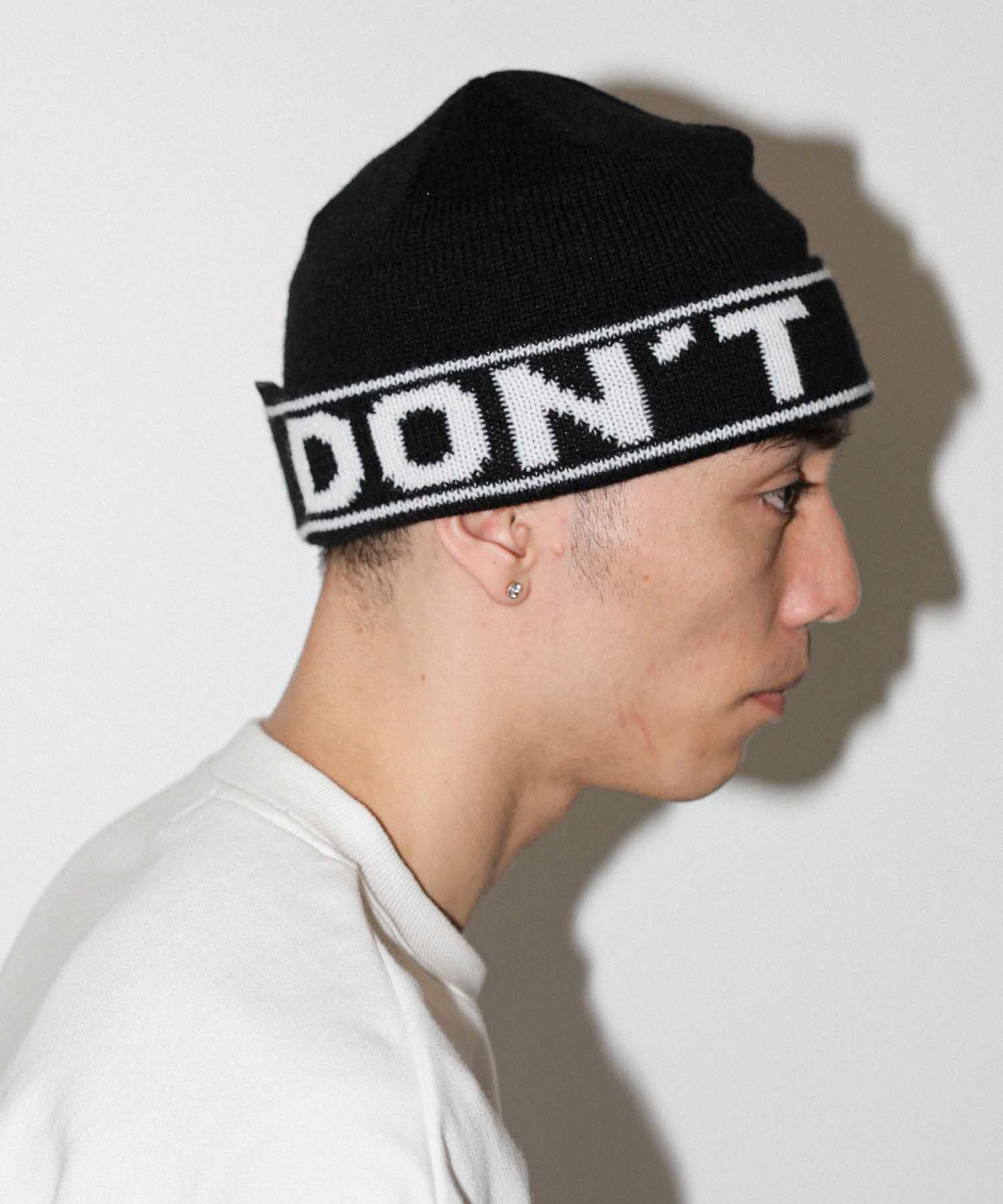 X-Large Dont Front Logo berretto acrilico nero