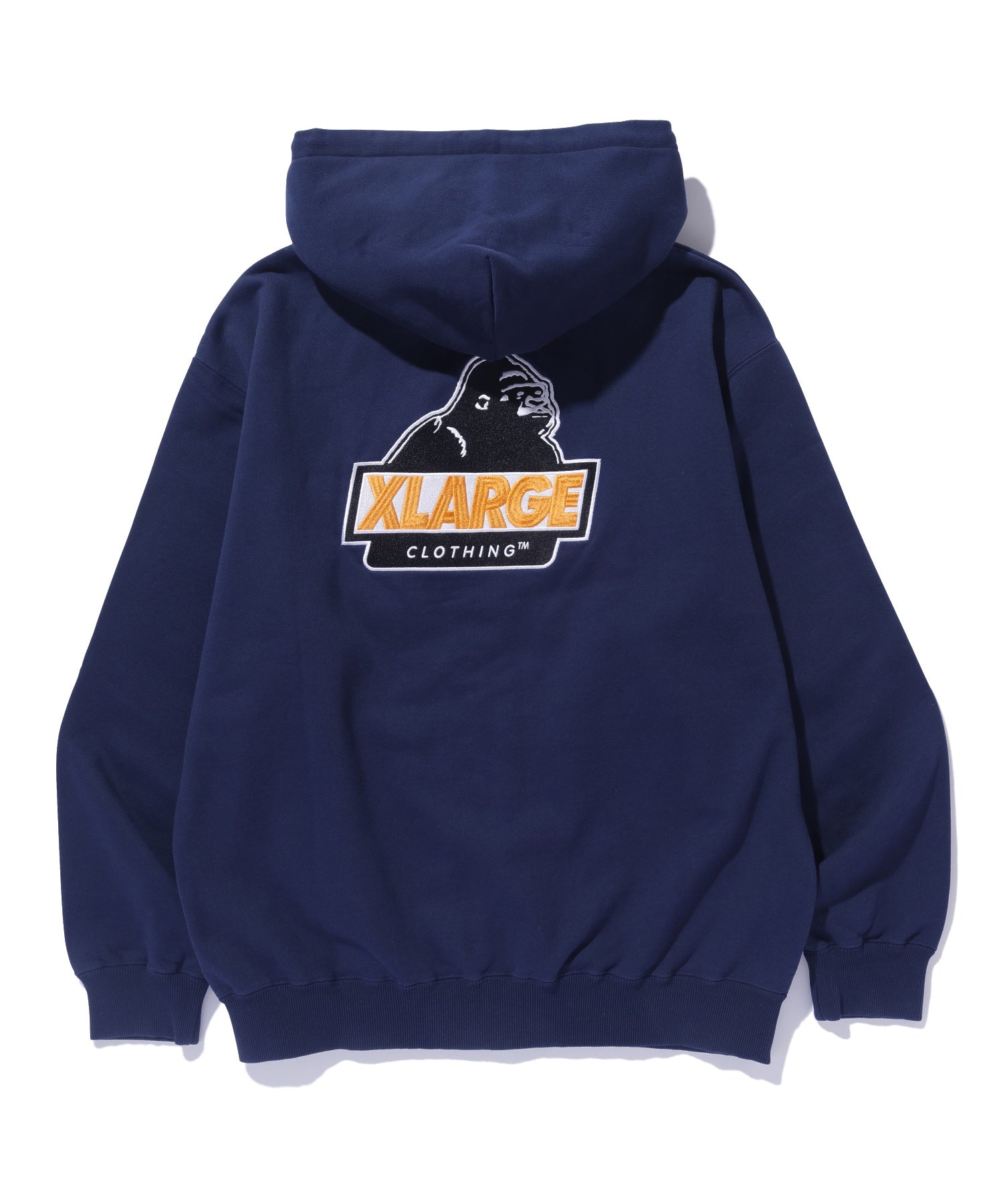 X-Large Slanted OG Zip felpa con cappuccio nero