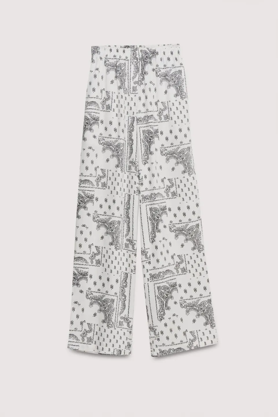 The New Society Anika pantalone donna fantasia tencel palazzo