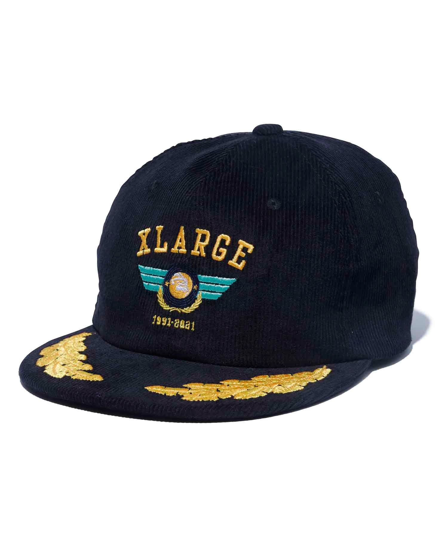 X-Large Pilot Logo Embroidery cappellino velluto