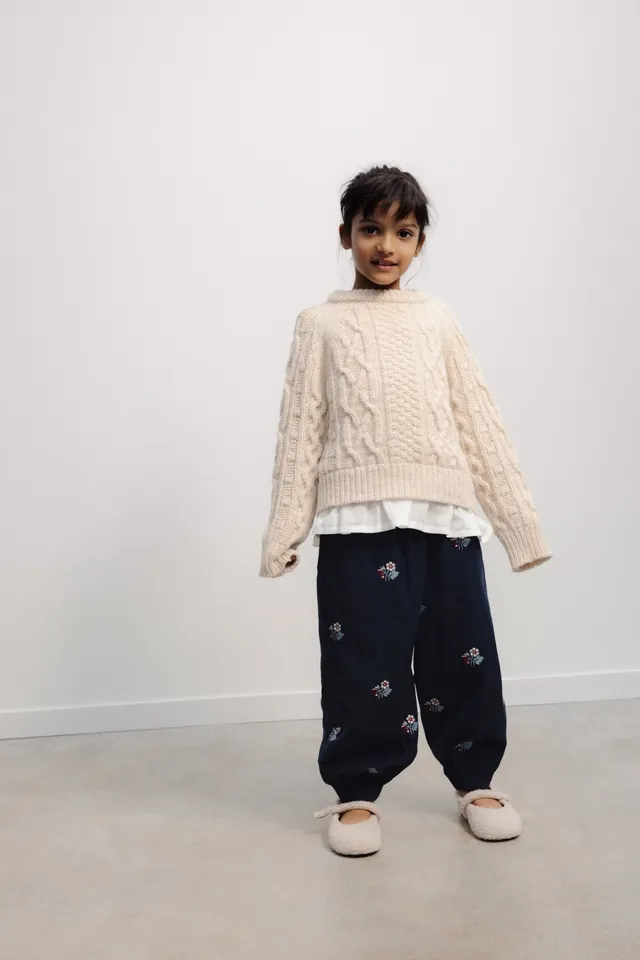 THE NEW SOCIETY Echo Jumper maglione lana ricamato