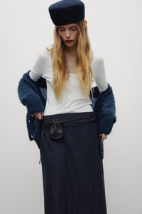 The New Society TNS Brown Stone borsa pelle marrone