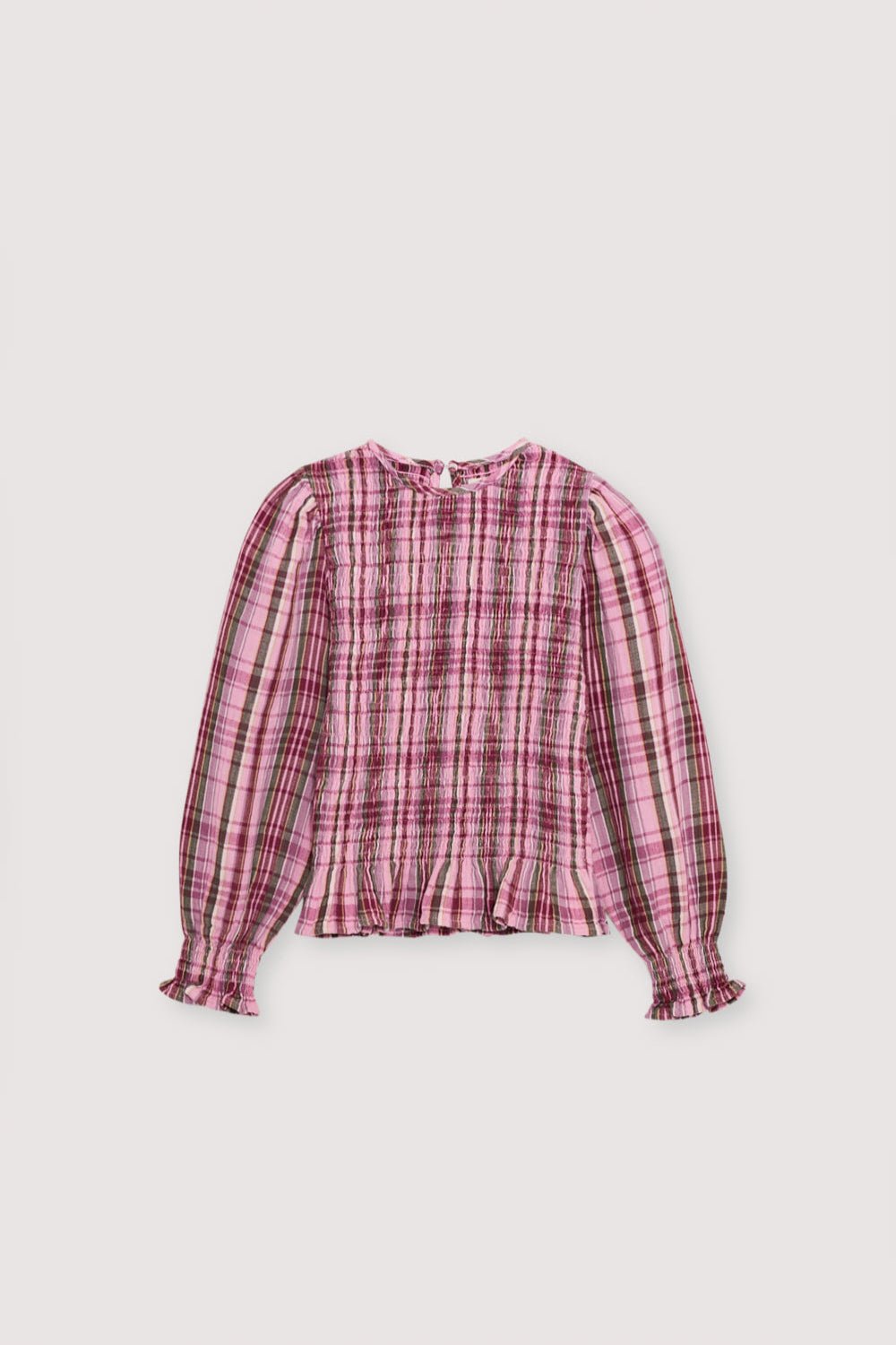The New Society Adriana blusa bambina 6 anni quadri cotone