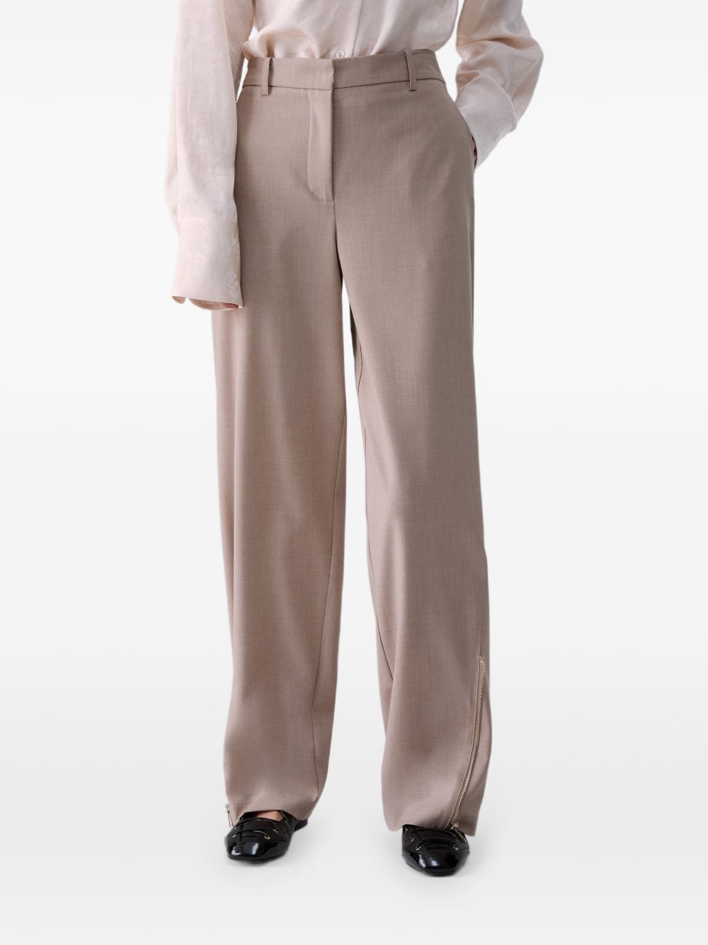 Liu Jo Black CF6025T793A pantaloni beige melange
