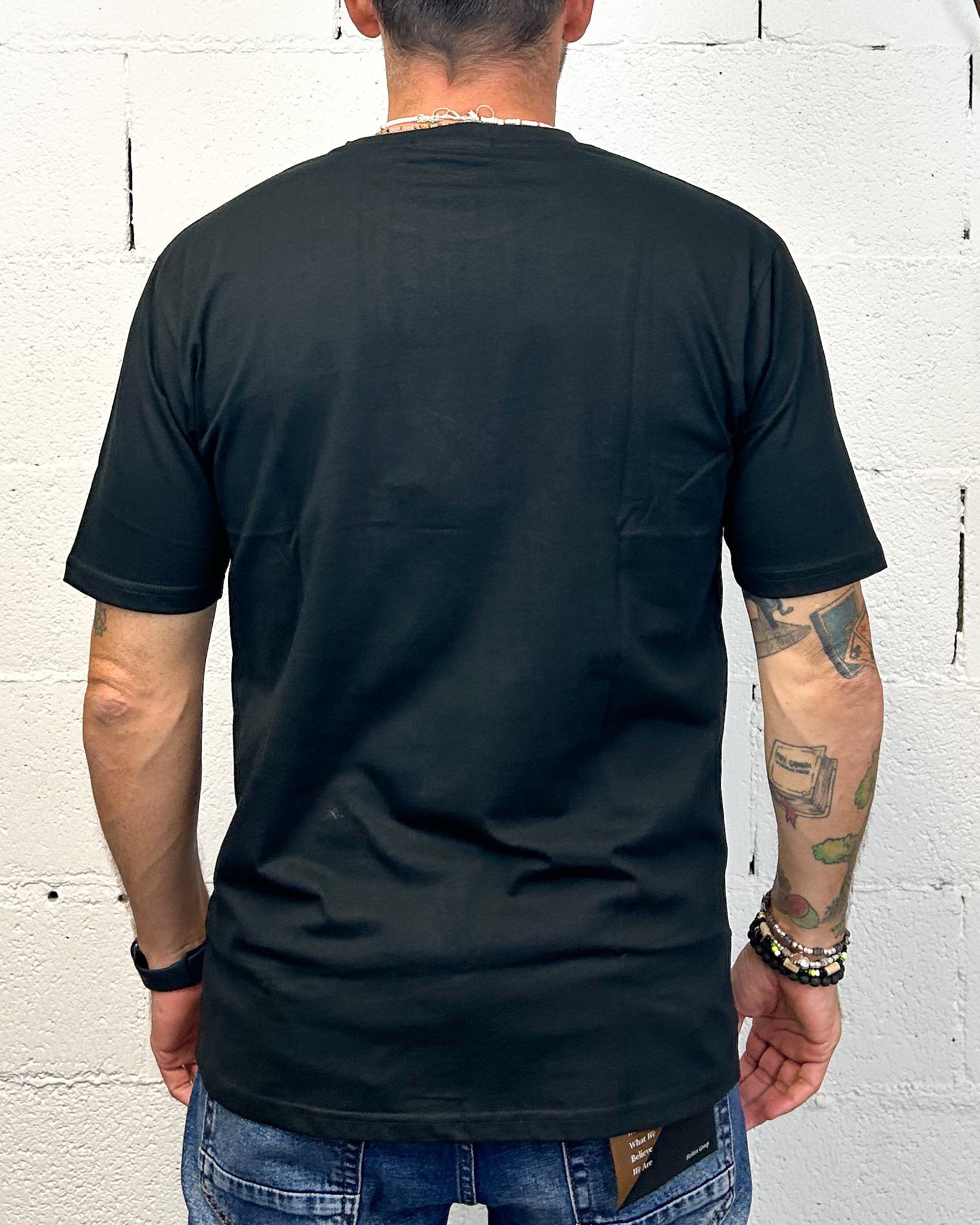 Gianni Lupo Superbasic Black t-shirt nera regolare