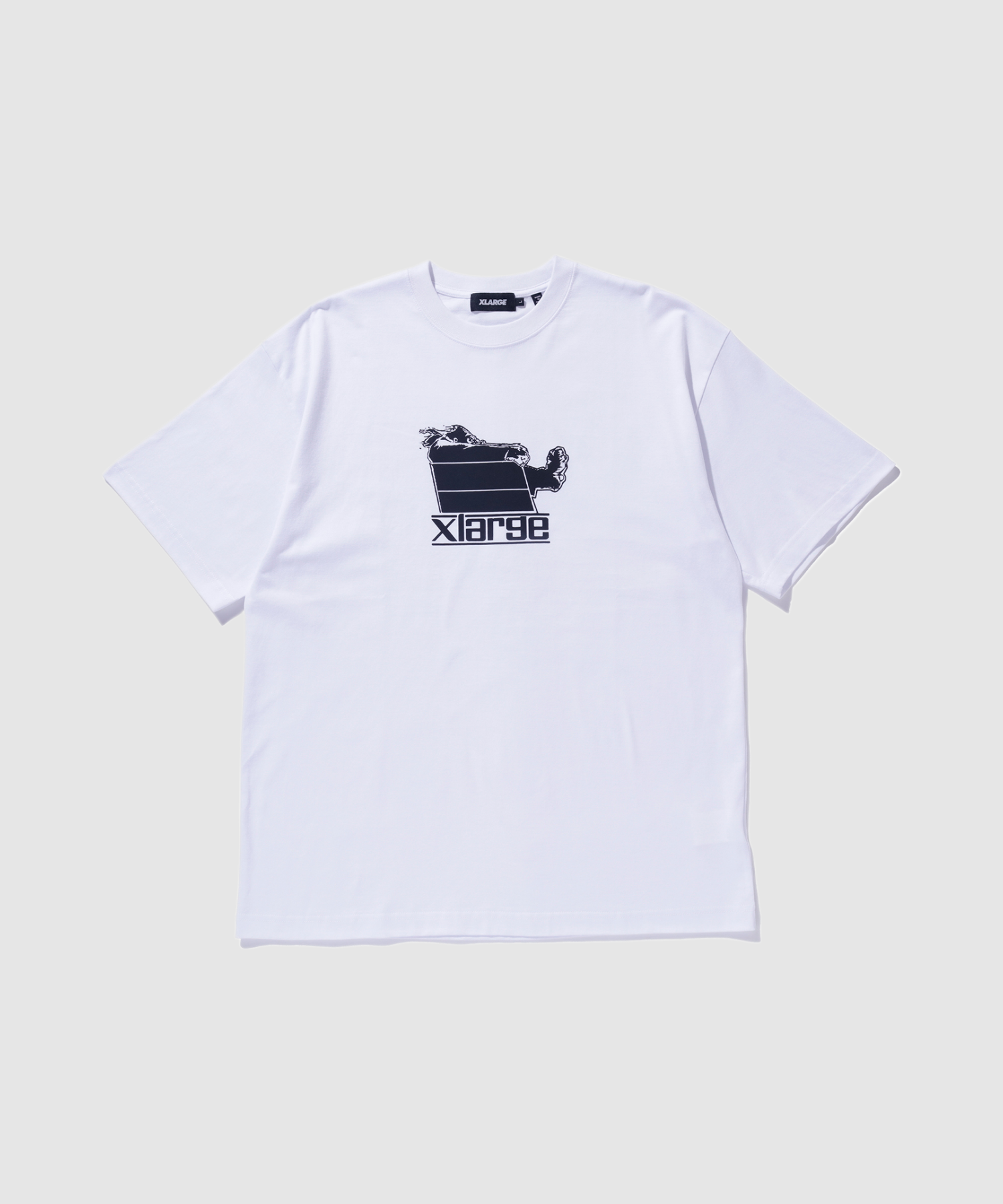 X-Large Wind Pressure T-shirt manica corta bianca cotone