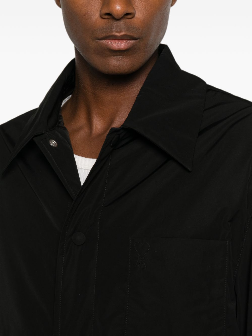 AMI HJK829 giacca nero uomo