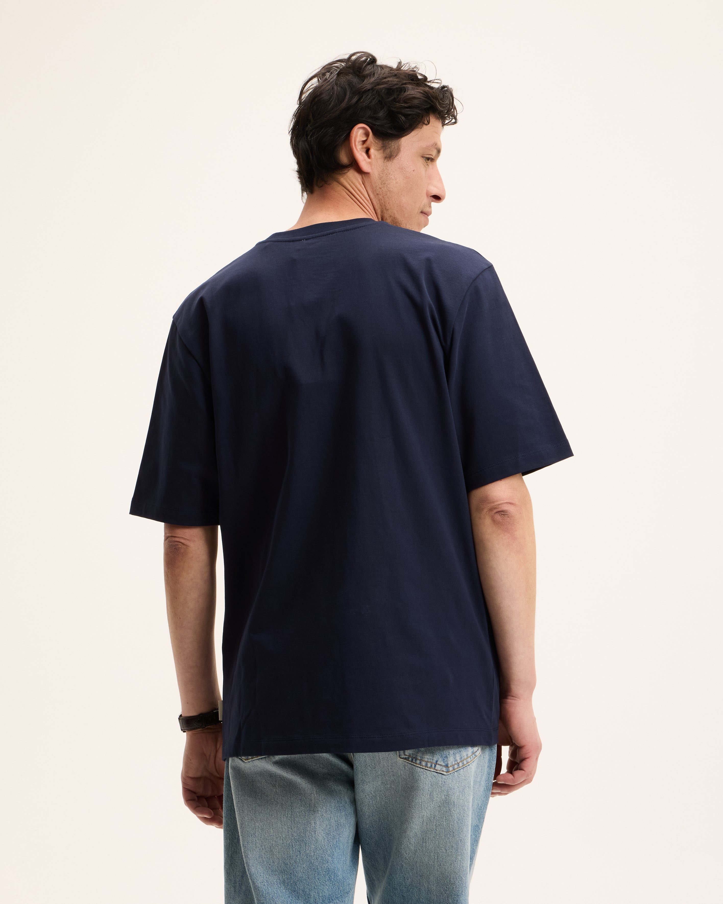 GOODPEOPLE Tommy t-shirt blu navy cotone regular fit