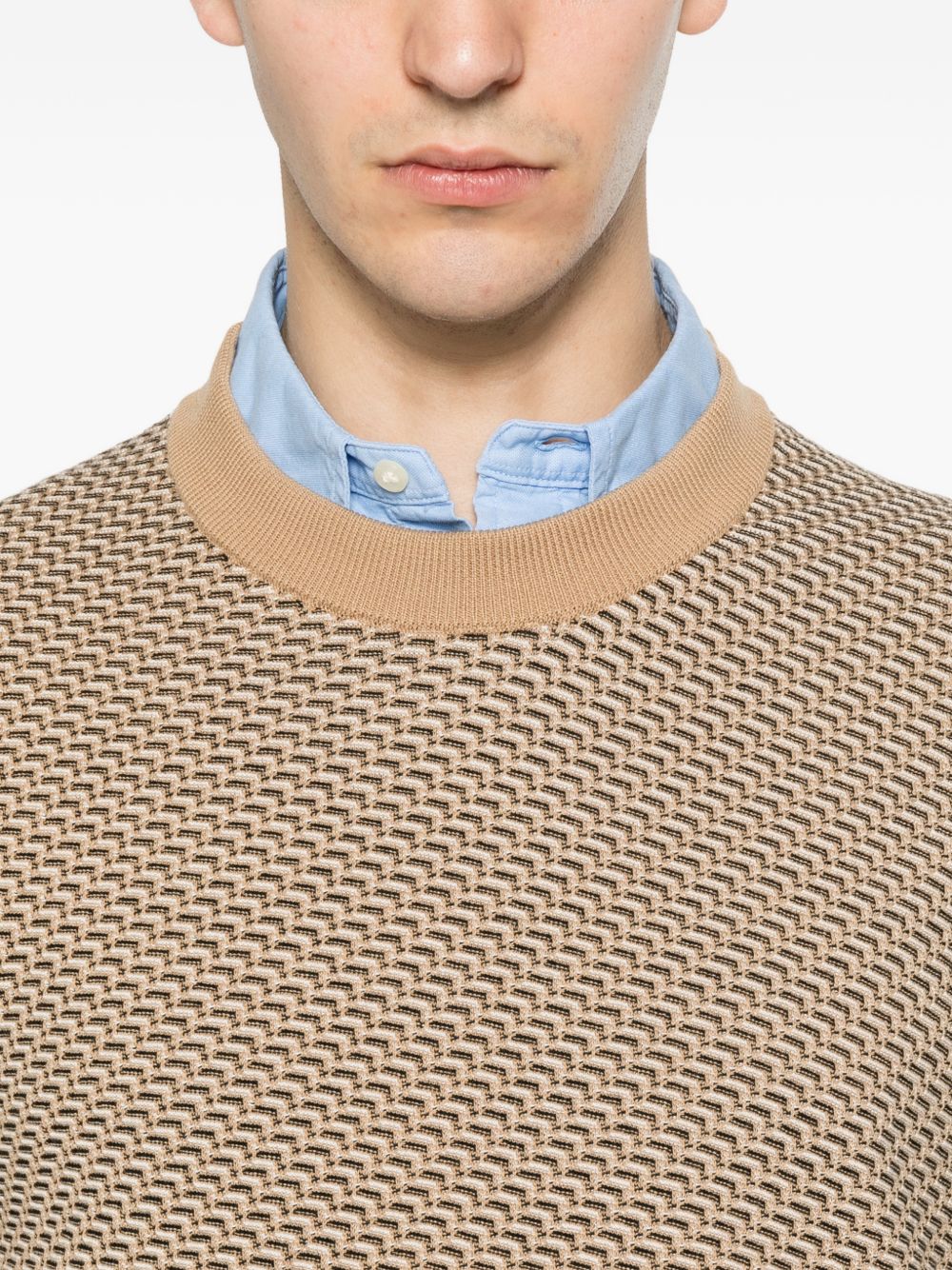 Boss 50565565 maglia beige uomo