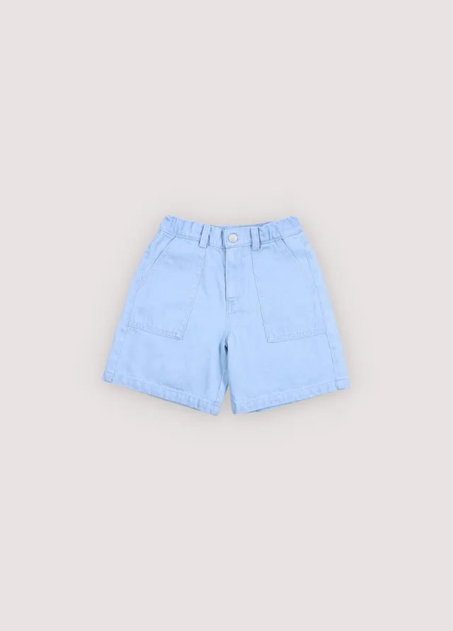 The New Society Ginger bermuda bambino denim chiaro 6 anni cotone