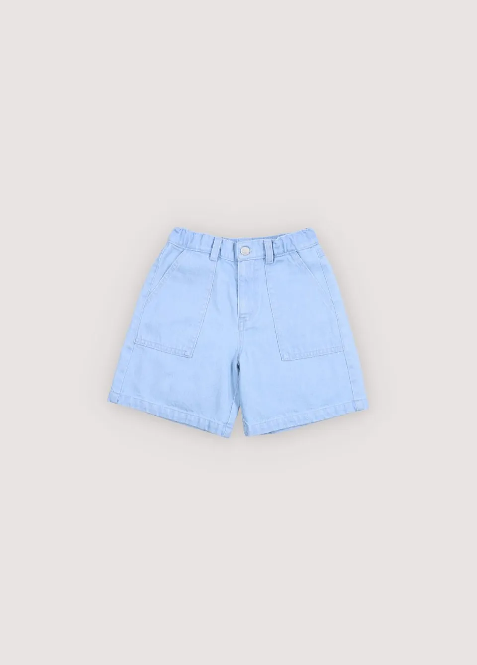 The New Society Ginger bermuda bambino denim chiaro 6 anni cotone