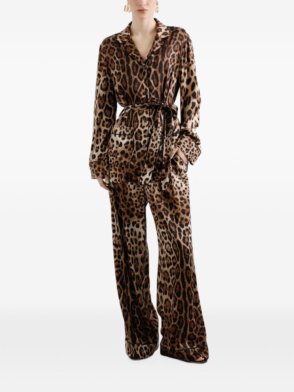 Dolce & Gabbana FTAMPT FSAXYHY13M pantaloni donna leopard