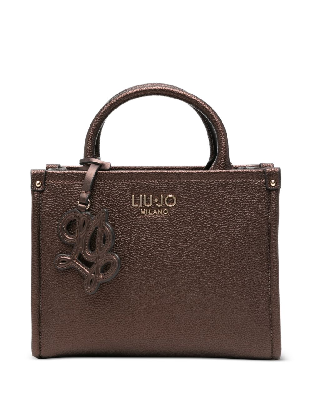 Liu Jo AF6192ES039 tote donna moro metallizzato