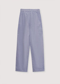 The New Society Nicol pantaloni donna lilla velluto