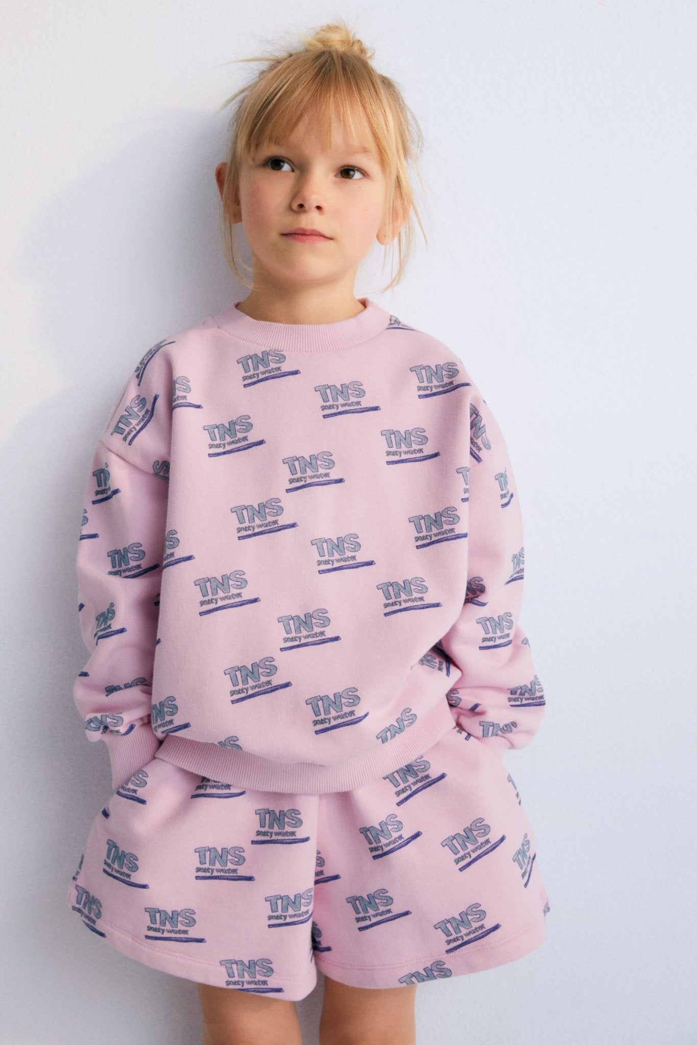 The New Society Thasos shorts bimba rosa ibisco