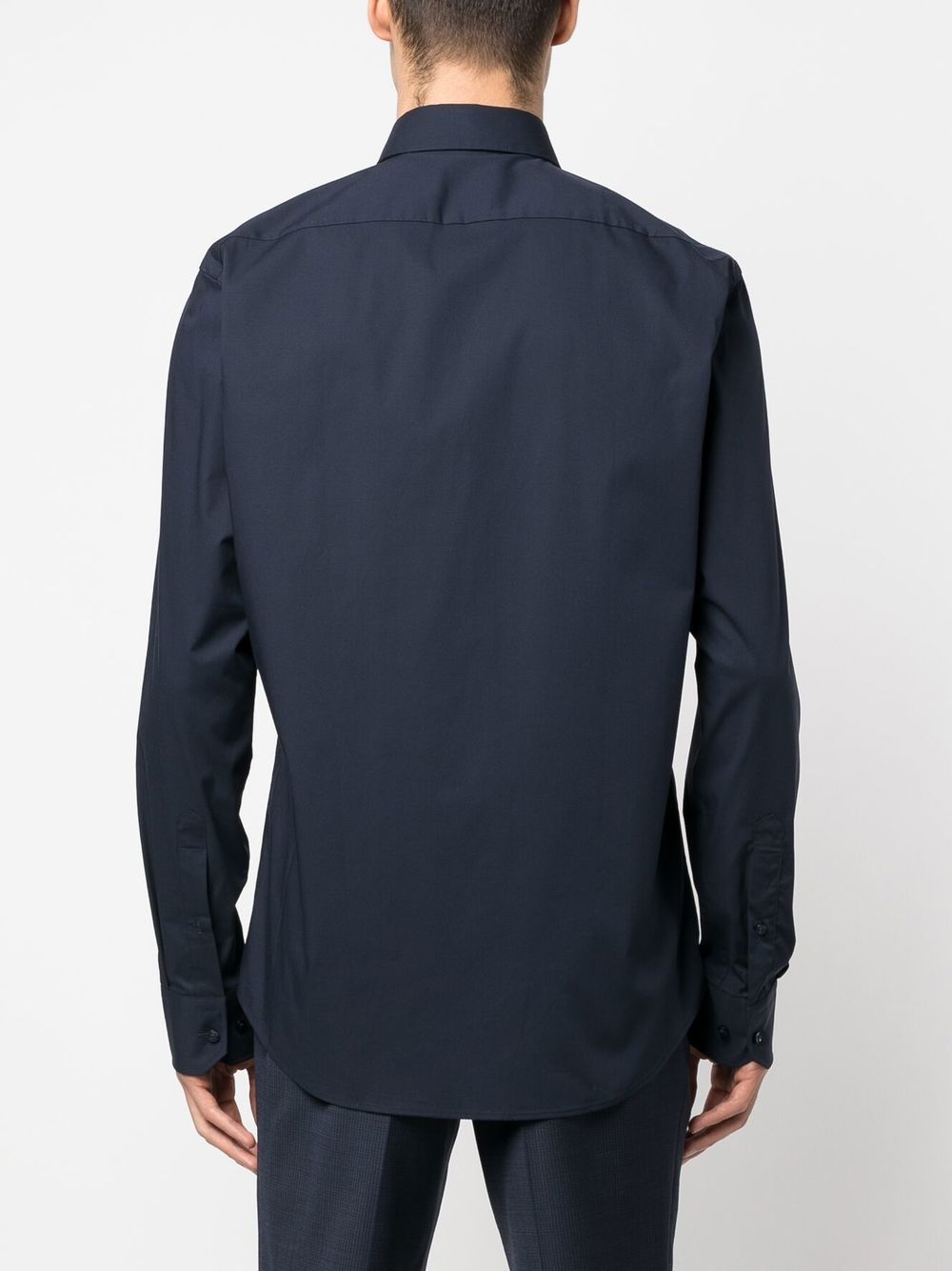 BOSS 50473265 Camicia Dark Blue collo grande