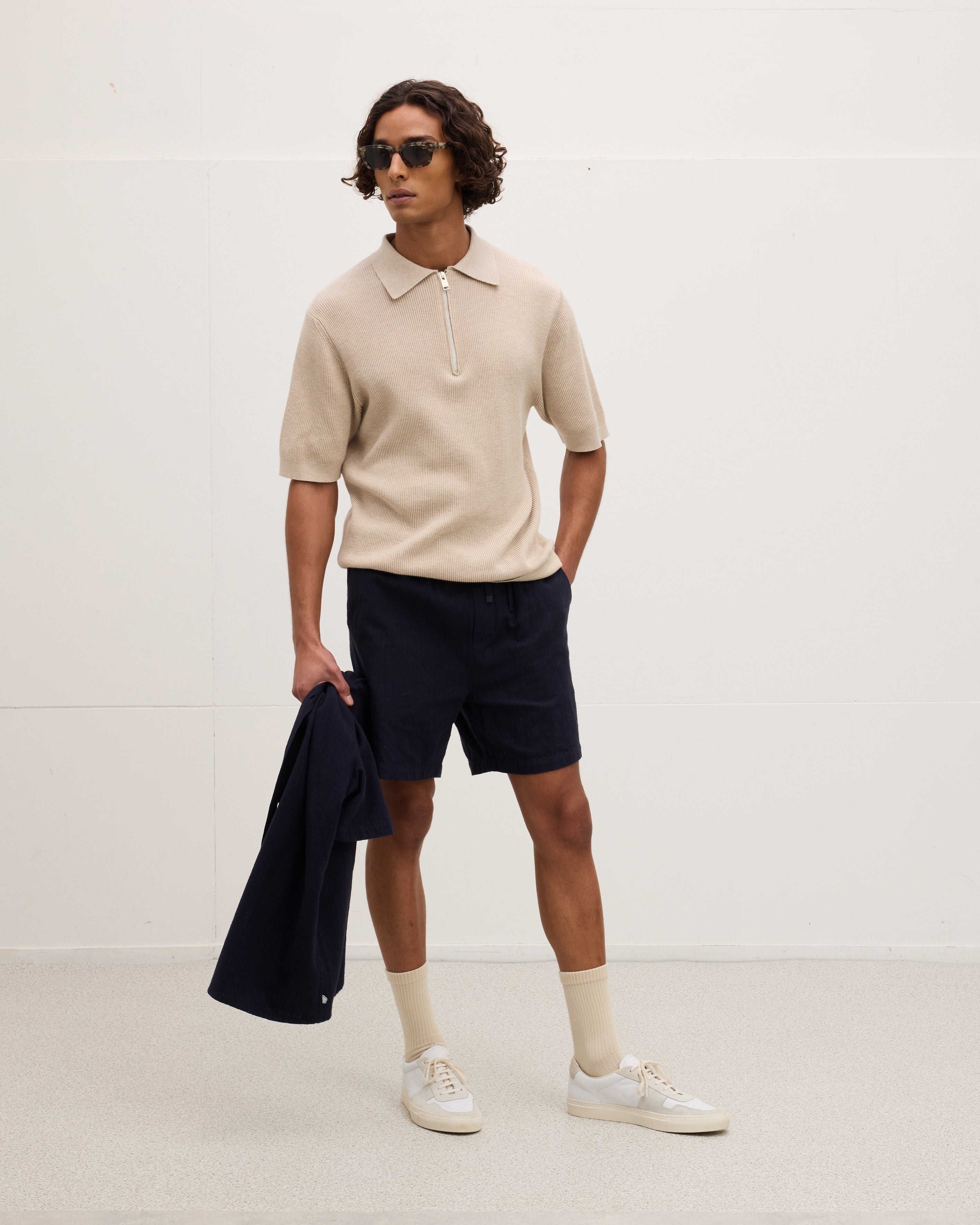GOODPEOPLE PICA polo maglia cotone Beige Melange