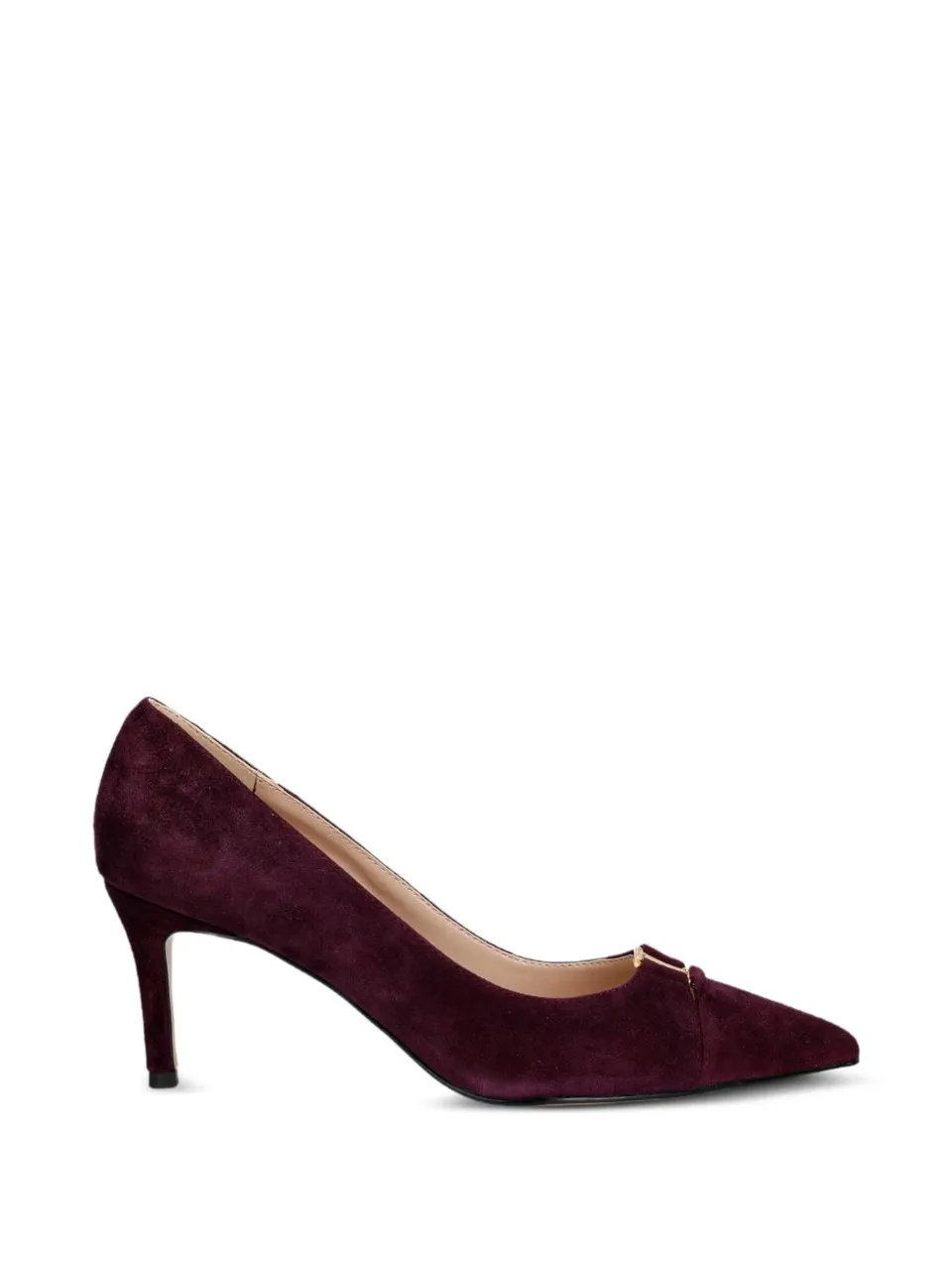 Twinset 262TCP014 scarpe con tacco bordeaux