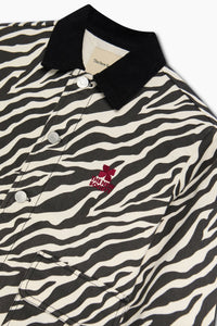 THE NEW SOCIETY Dakota Jacket giacca trapuntata zebra cotone