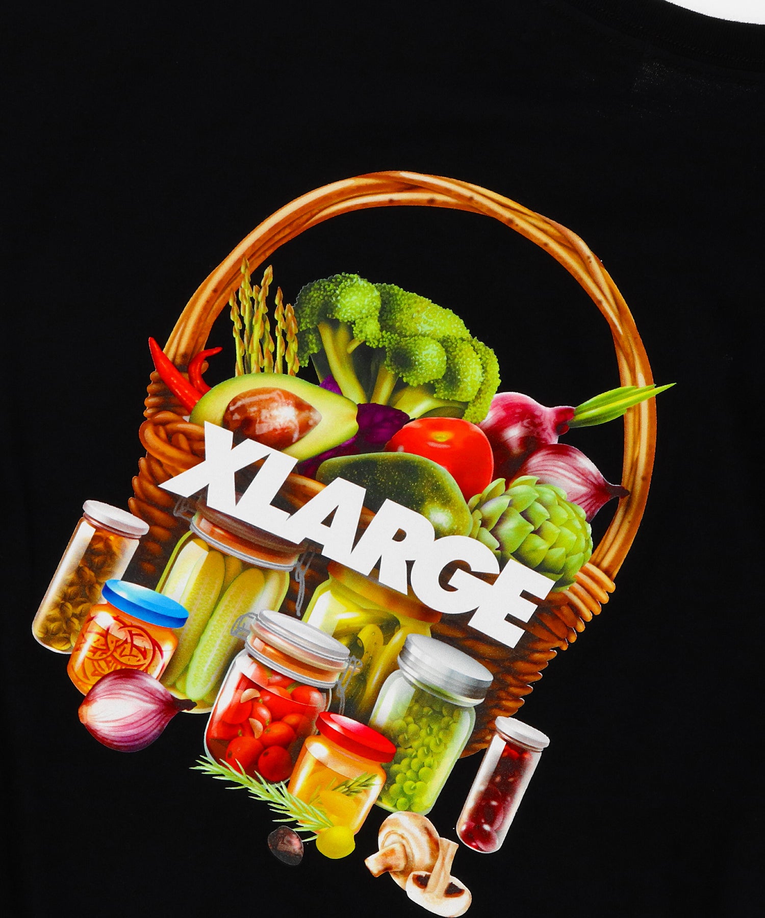 X-Large Organic t-shirt cotone regular fit nera