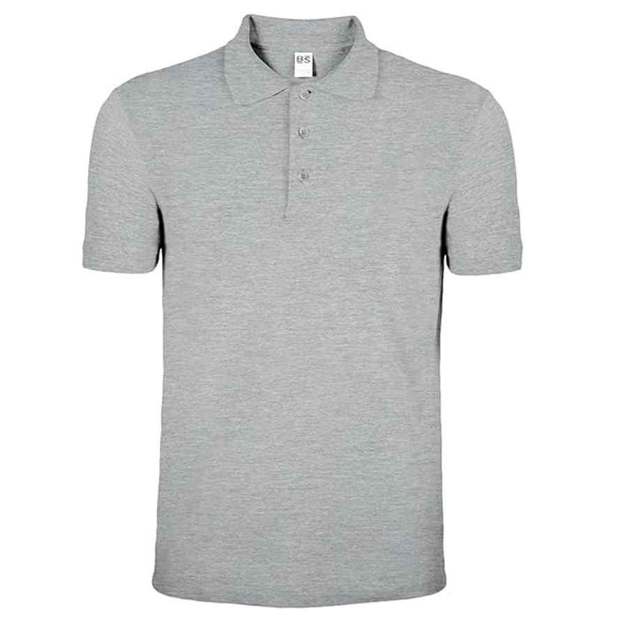 Mr. Gadgets Polo Uomo Manica Corta Grigia Cotone