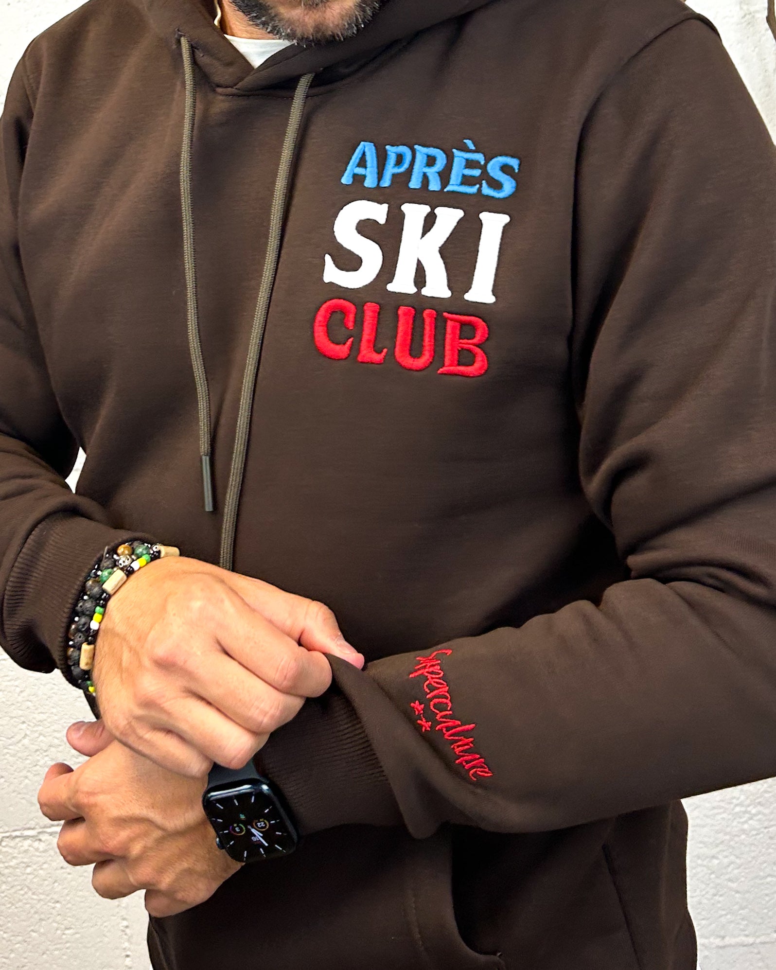 ONLYONE Superculture Après Sky felpa cioccolato