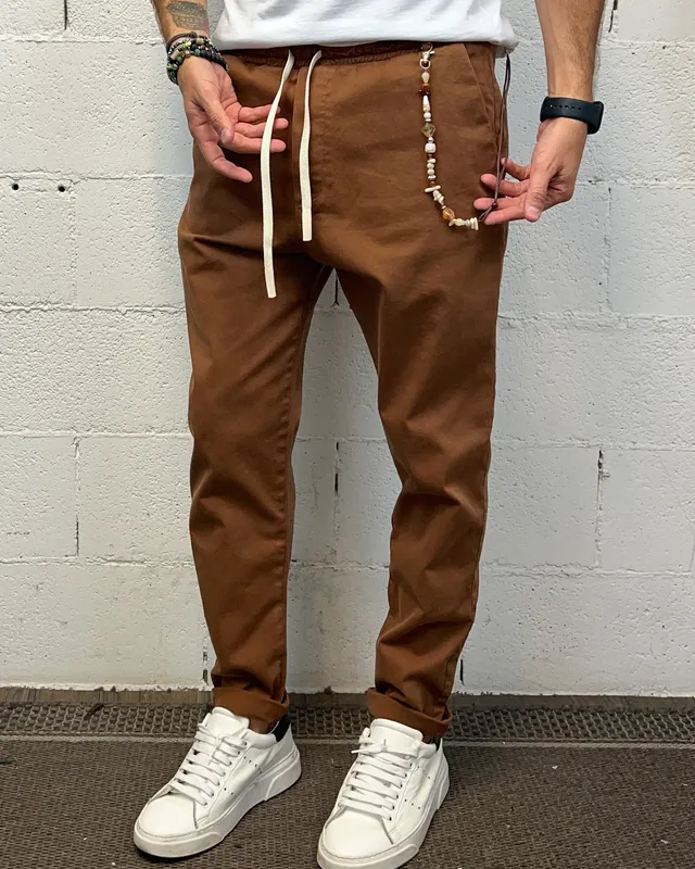 ONLYONE OVER-D Pantalaccio Denim Coccio vestibilita regolare
