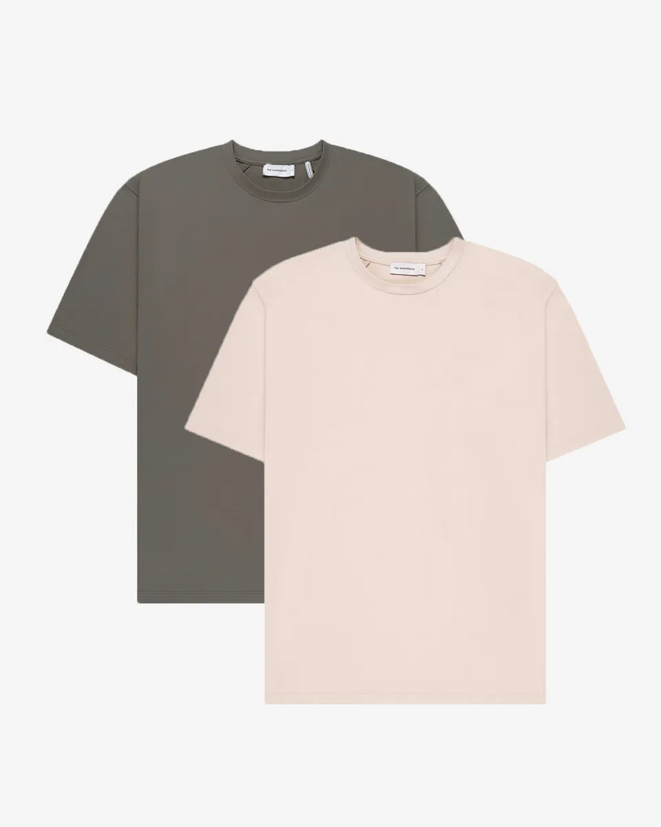 Goodpeople Ted t-shirt miste 2 pezzi cotone