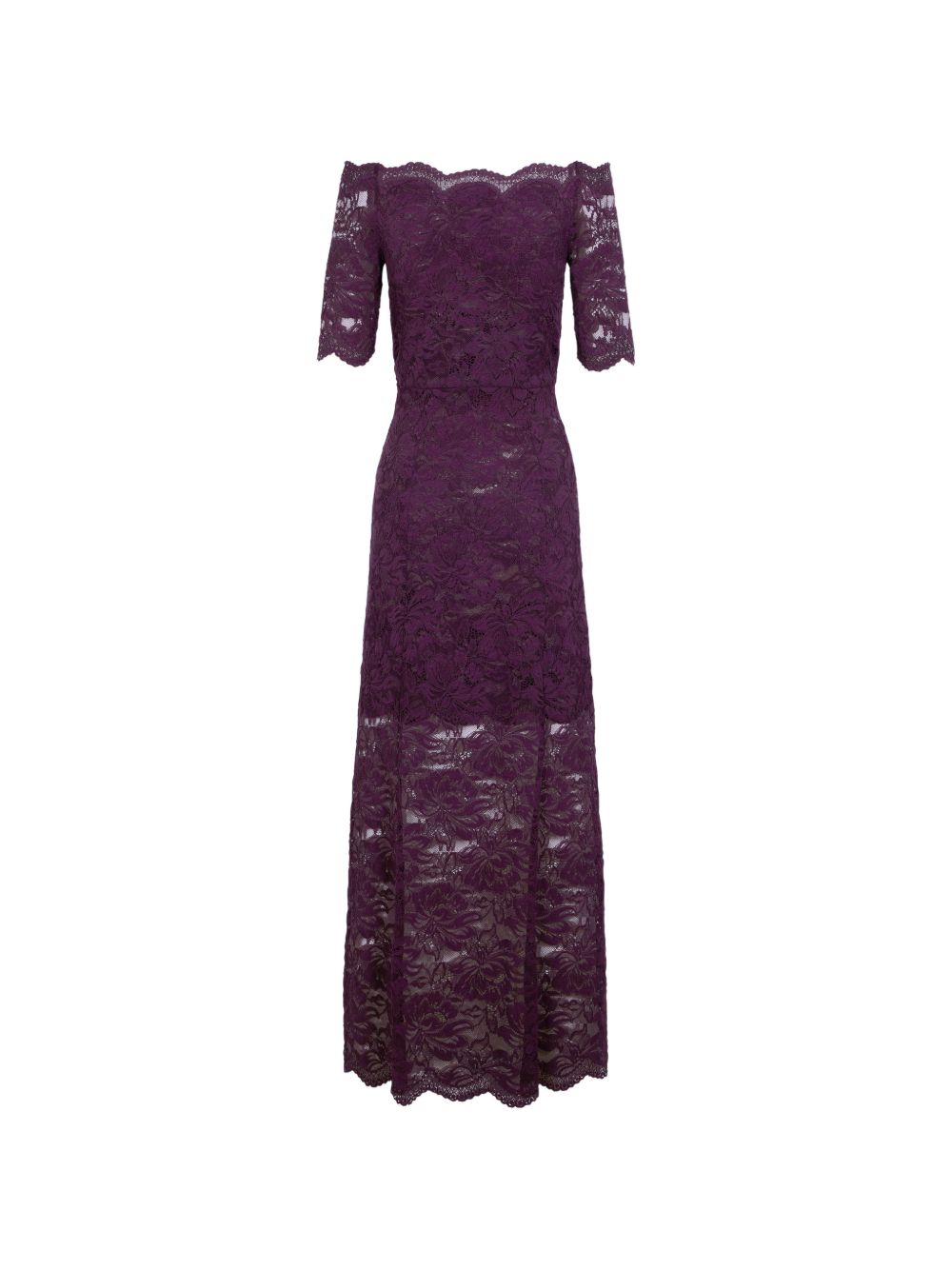 Rabanne 26AJR0106PA0170 abito lungo donna magenta