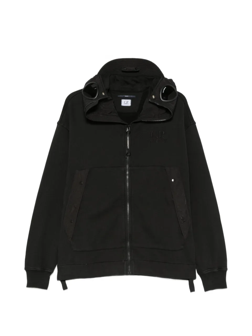 C.P. Company 21CMSS032A felpa nera uomo
