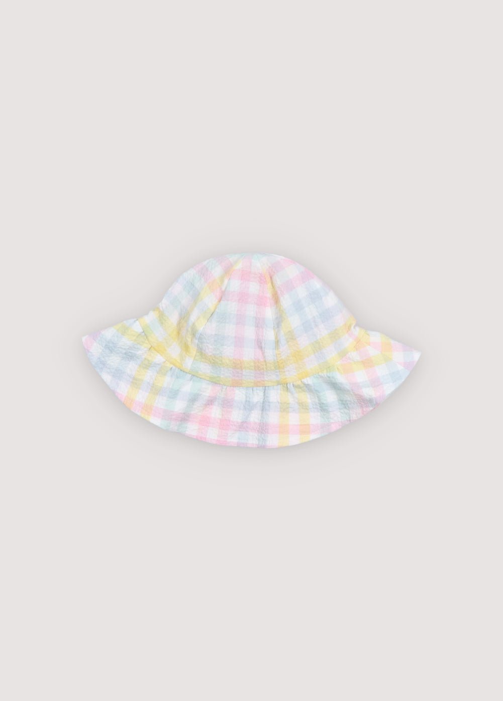 The New Society Mallow Cappello Baby Cotone Mallow Check