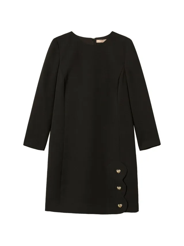 Twinset 262TP2045 abito lungo nero donna