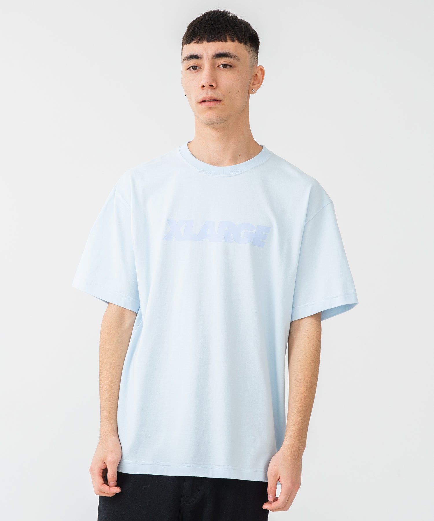 X-Large Standard Logo T-shirt manica corta nera cotone