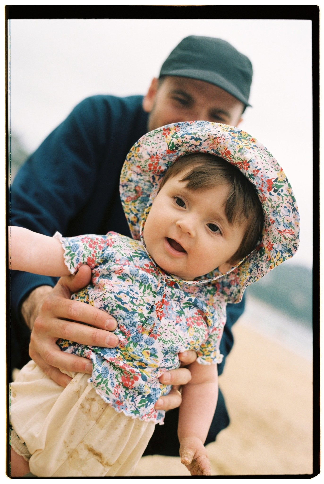 The New Society TNS Rib Baby Tee maglietta cotone Verbena Print