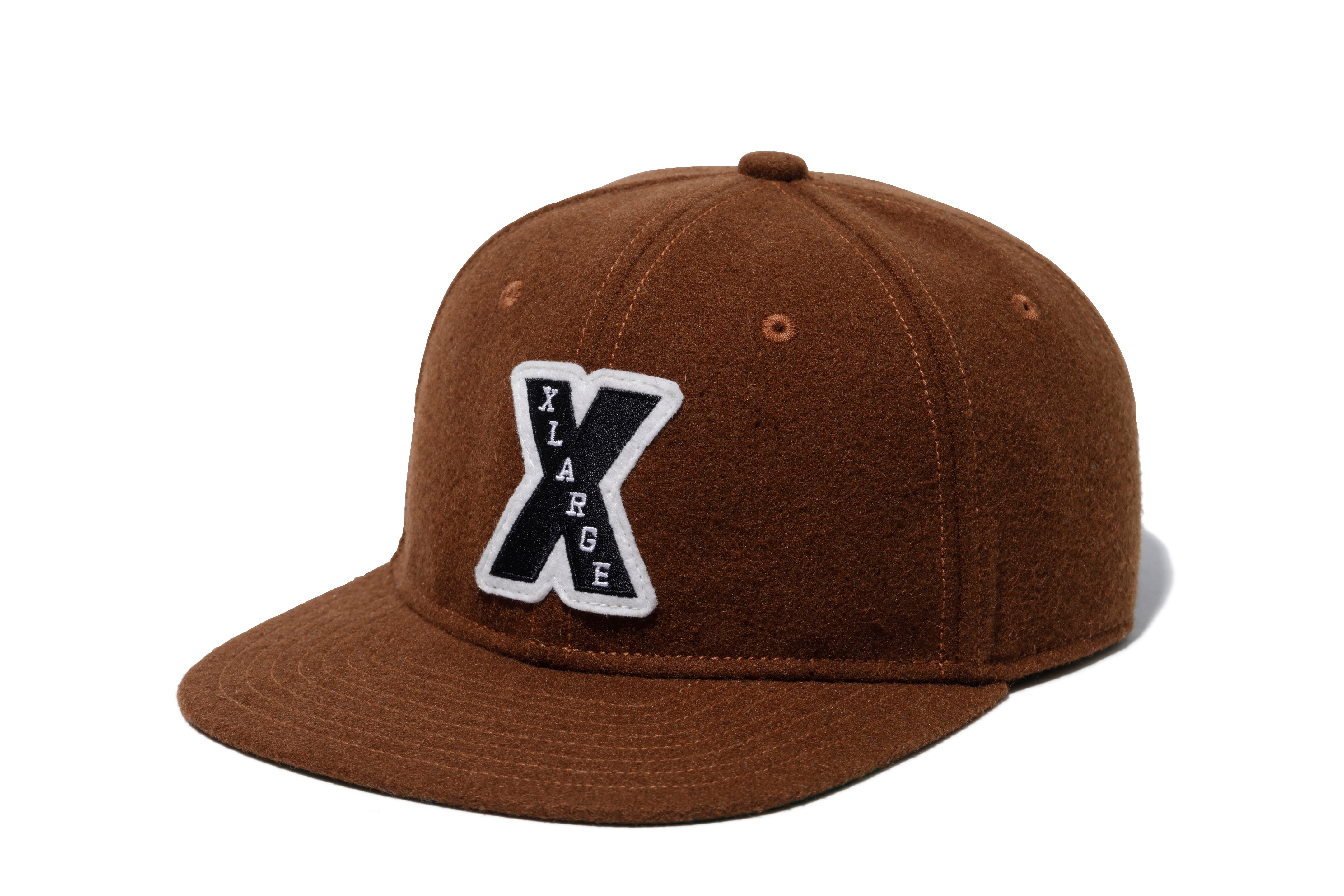 X-Large Patched Wool cappello nero lana