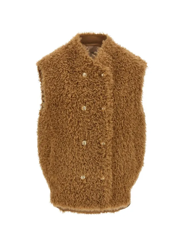 Twinset 262TP2200 gilet donna tobacco brown