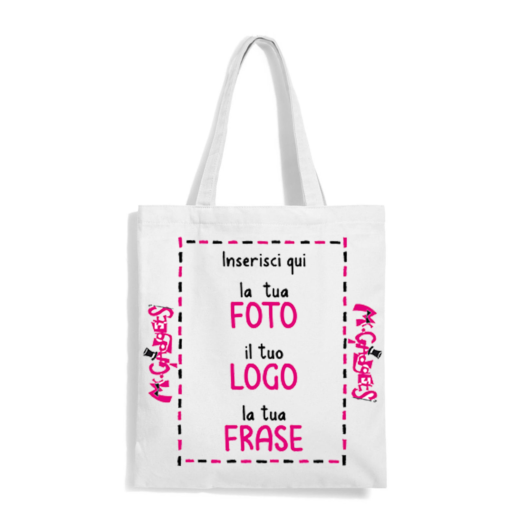 Mr. Gadgets Shopper personalizzabile cotone riutilizzabile