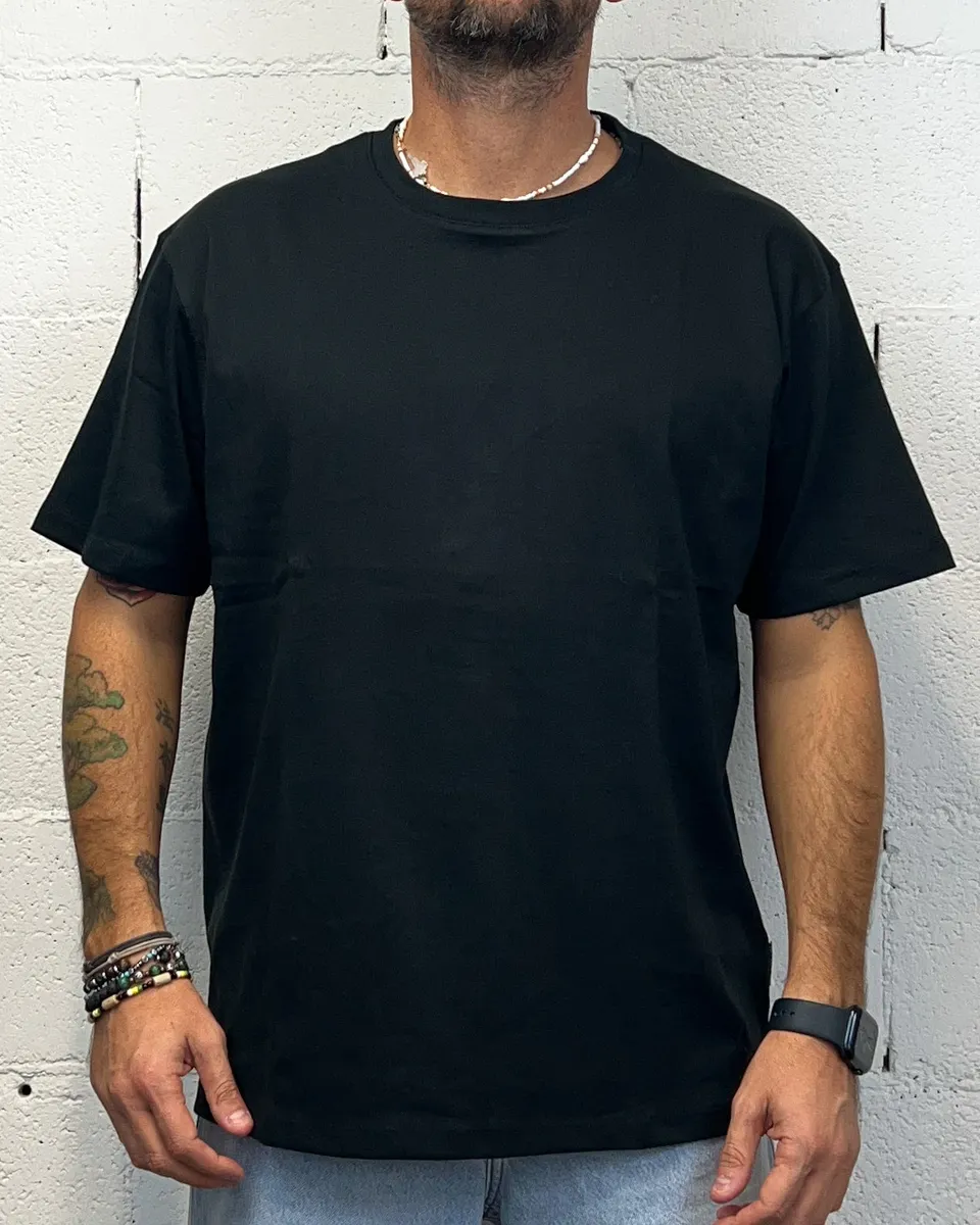 ONLYONE OVER-D T-shirt Box Fit Nera vestibilita regolare
